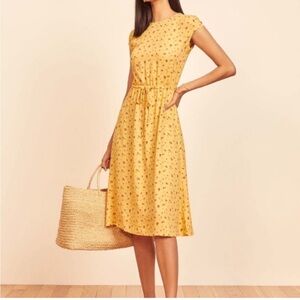 Reformation Rockwell Midi Dress in Gwen 2